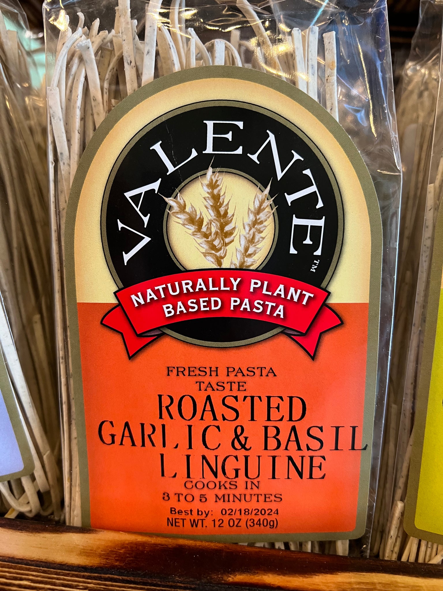 Valente Roasted Garlic & Basil Linguine